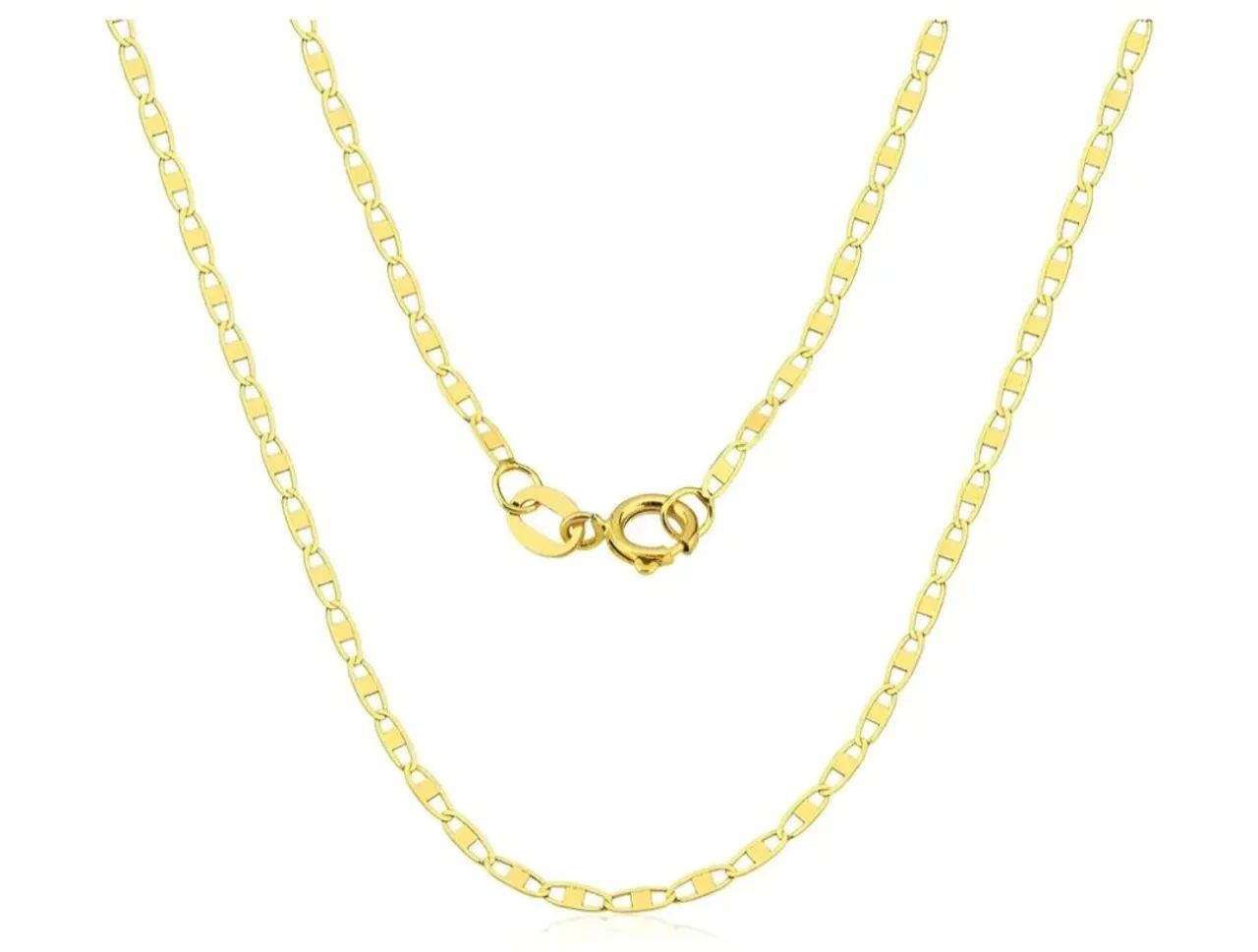 Corrente Masculina Ouro Piastrine 