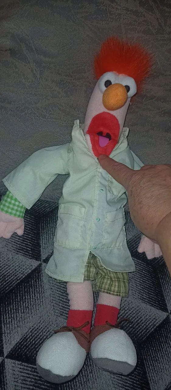 Pelúcia Beaker dos Muppets, original 40 centímetros