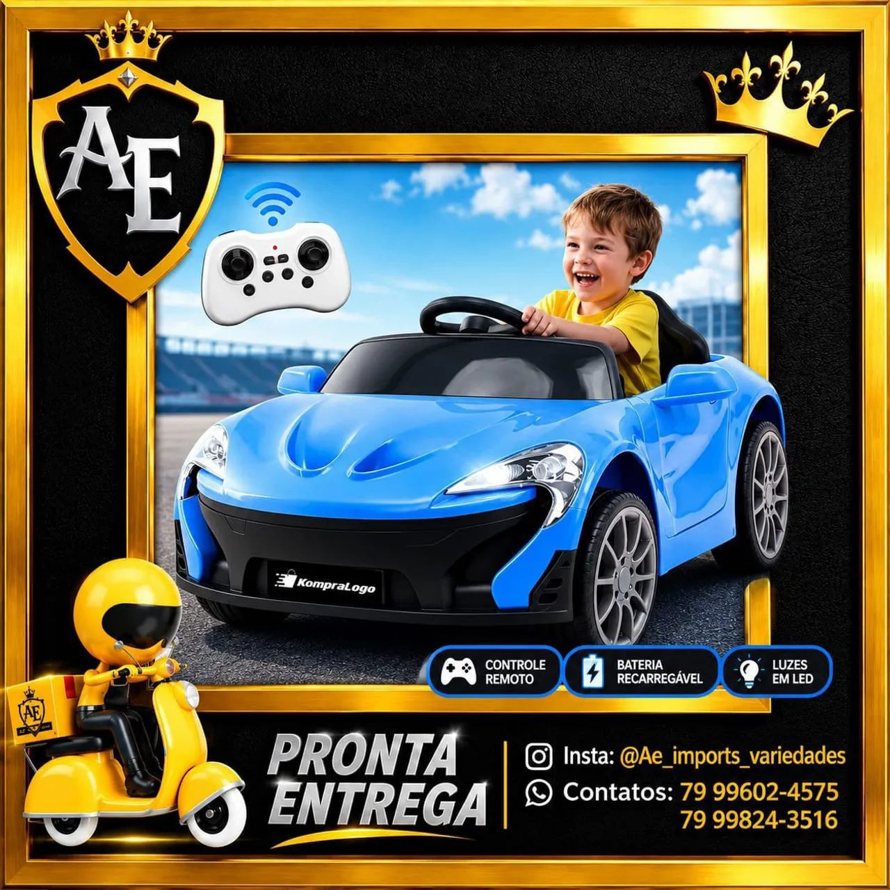 Carro elétrico infantil 