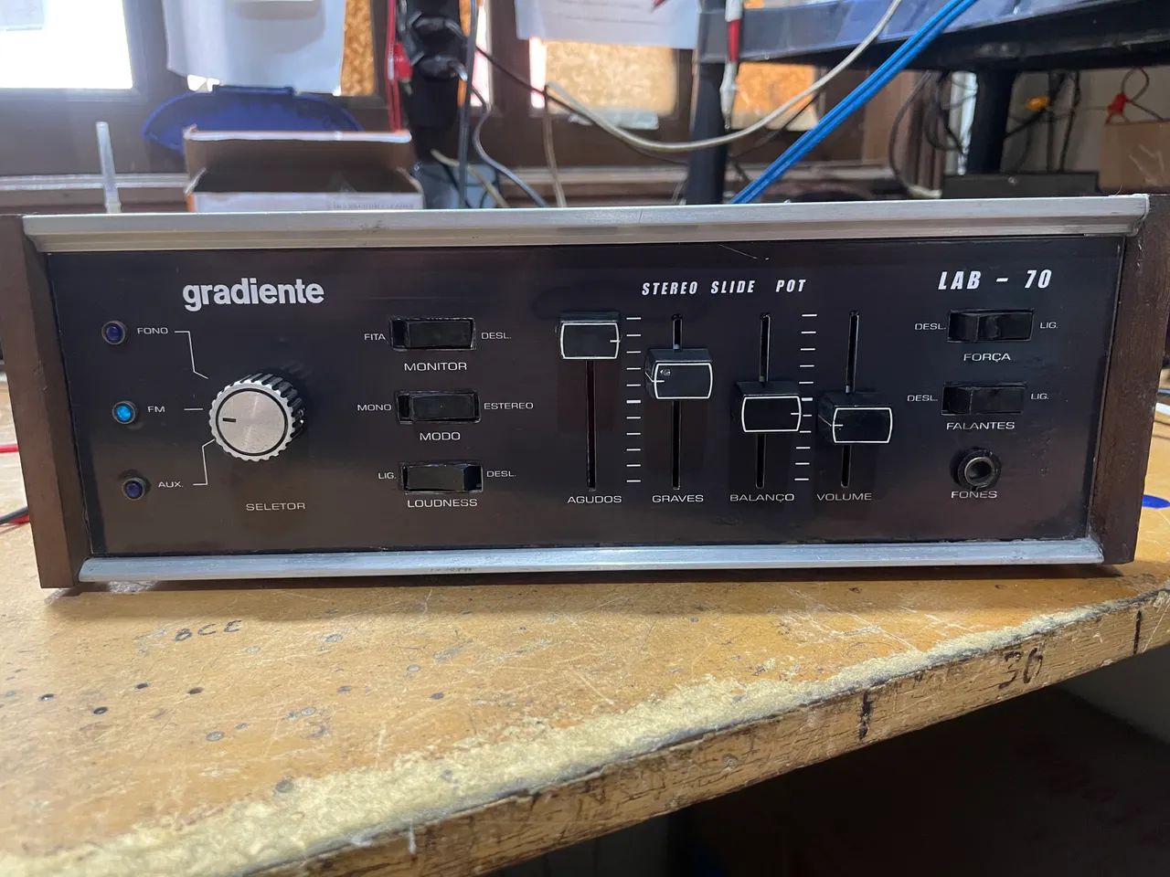 Amplificador Gradiente lab70 serie1 /2 - Foto 4