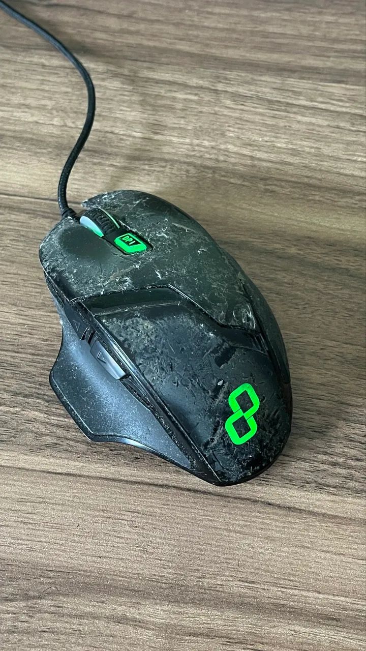 Mouse Gamer Goldentec GT Spectre Com LED usado - Foto 2
