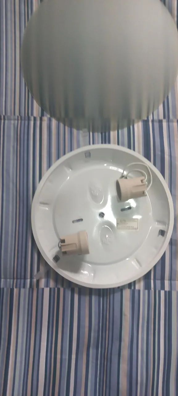 Par Luminaria teto 2 lâmpadas  - Foto 3