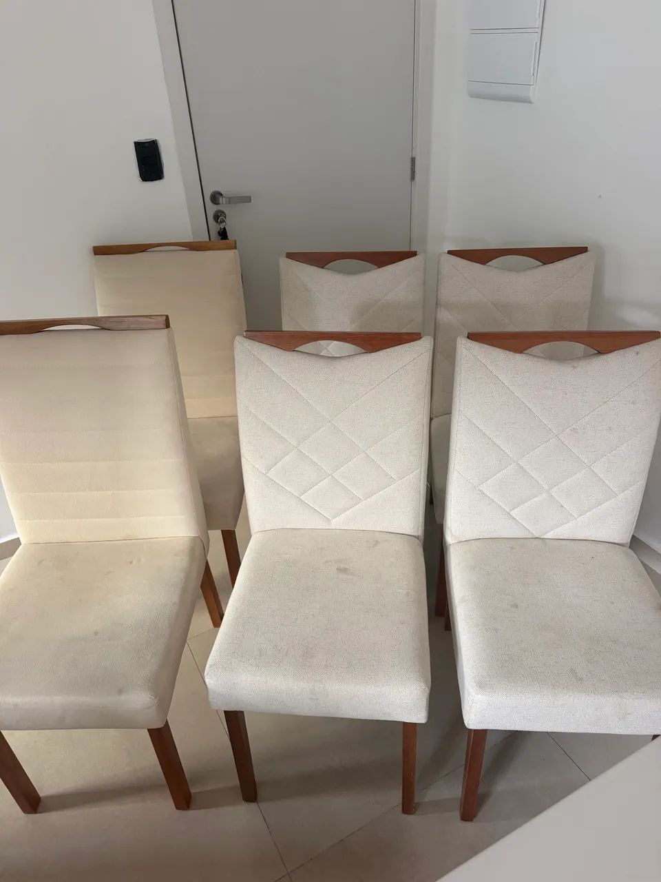 CONJUNTO 6 CADEIRAS PARA MESA DE JANTAR - Foto 2