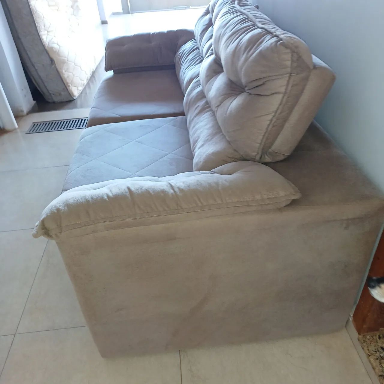 Sofá 3 lugares retratil usado