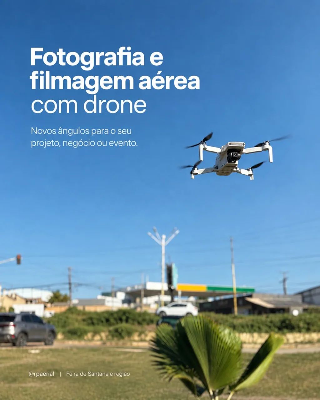 Filmagem e Fotografia Aérea com Drone 
