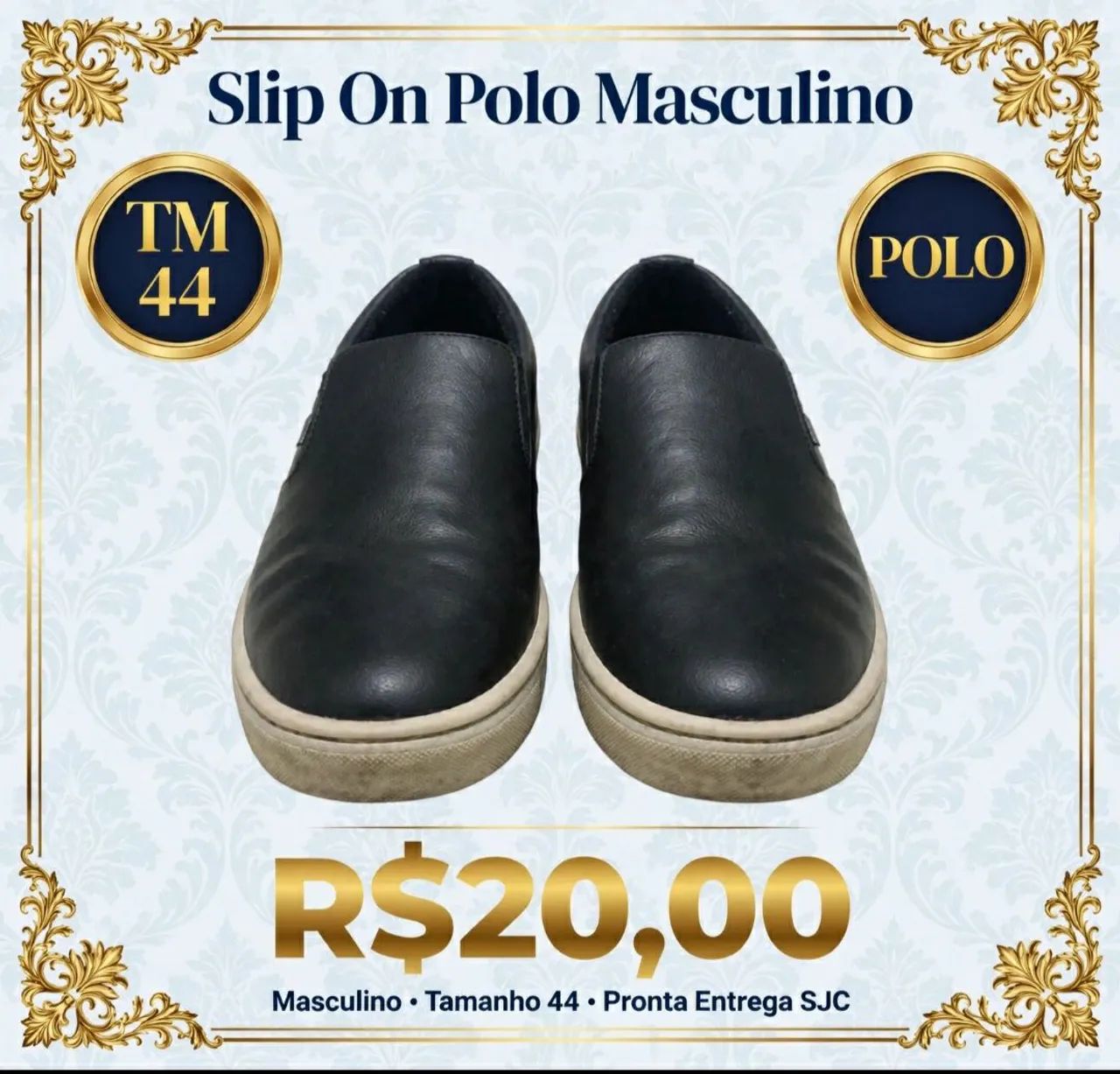 Sapato masculino 44