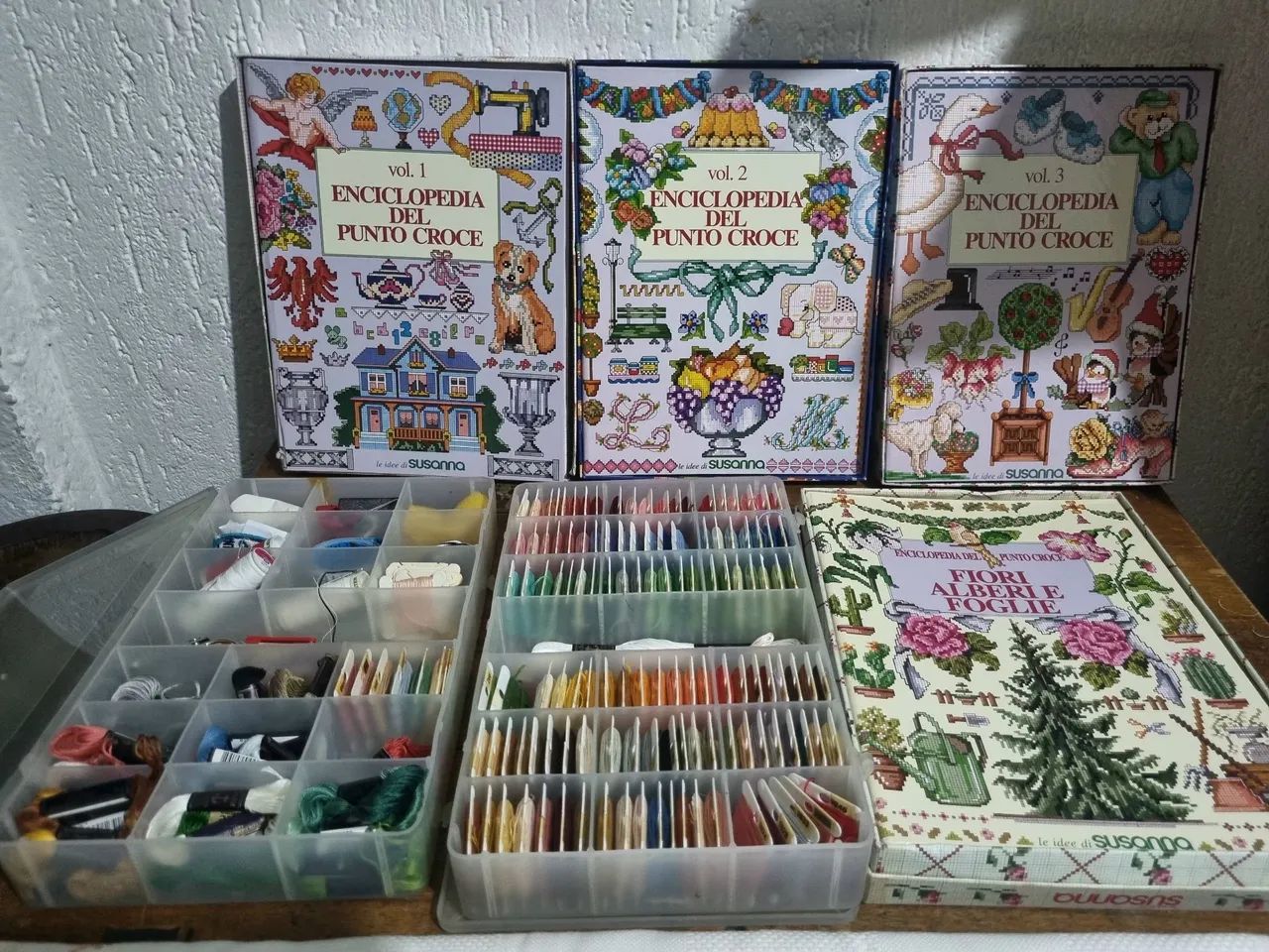 Conjunto completo para bordado em ponto cruz  - Foto 3