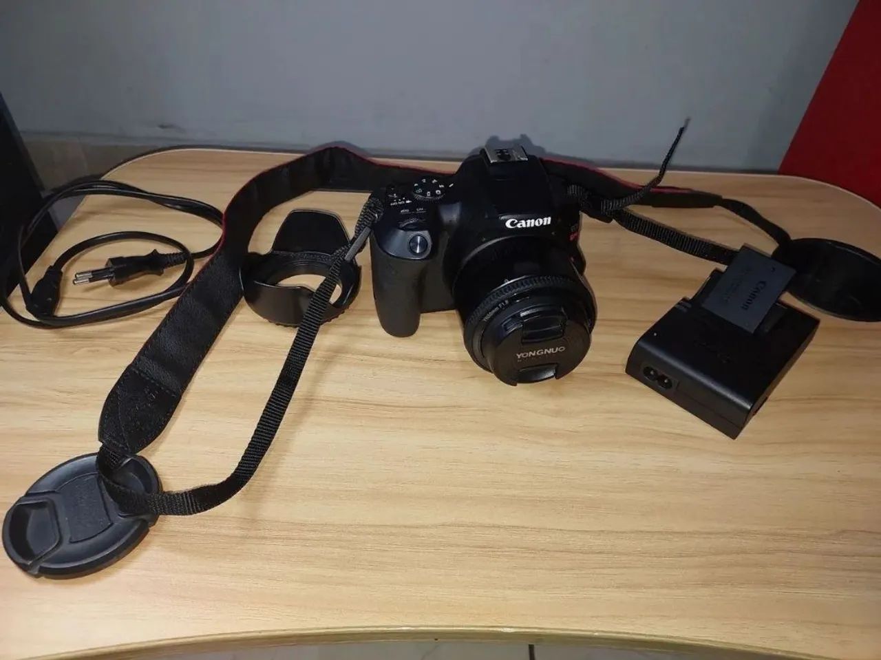 Câmera Canon SL3 com lente Yongnuo 50mm F1.8 - Foto 5