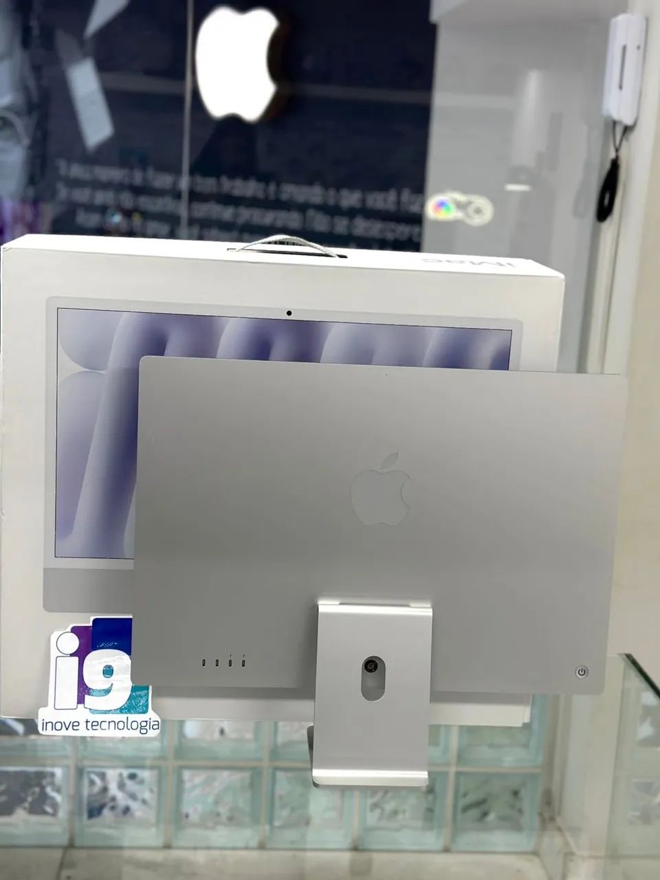 iMac 2023 Apple M3 8GB 512GB SSD Tela: 24 Impecável - Computadores