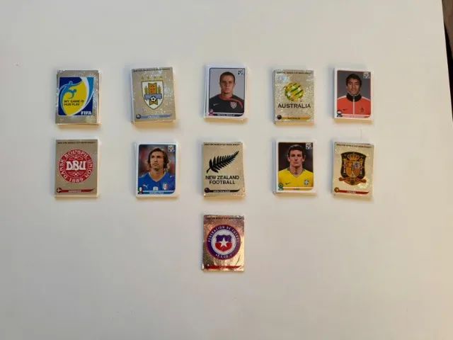 Lote de Figurinhas Copa do Mundo 2010