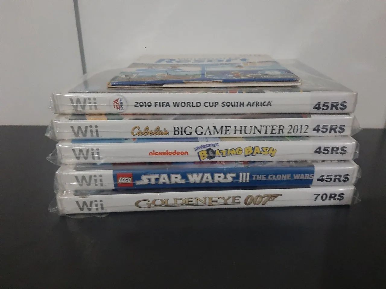 Wii azul com 6 jogos - Consoles de Vídeo Game - Vila Zuleima