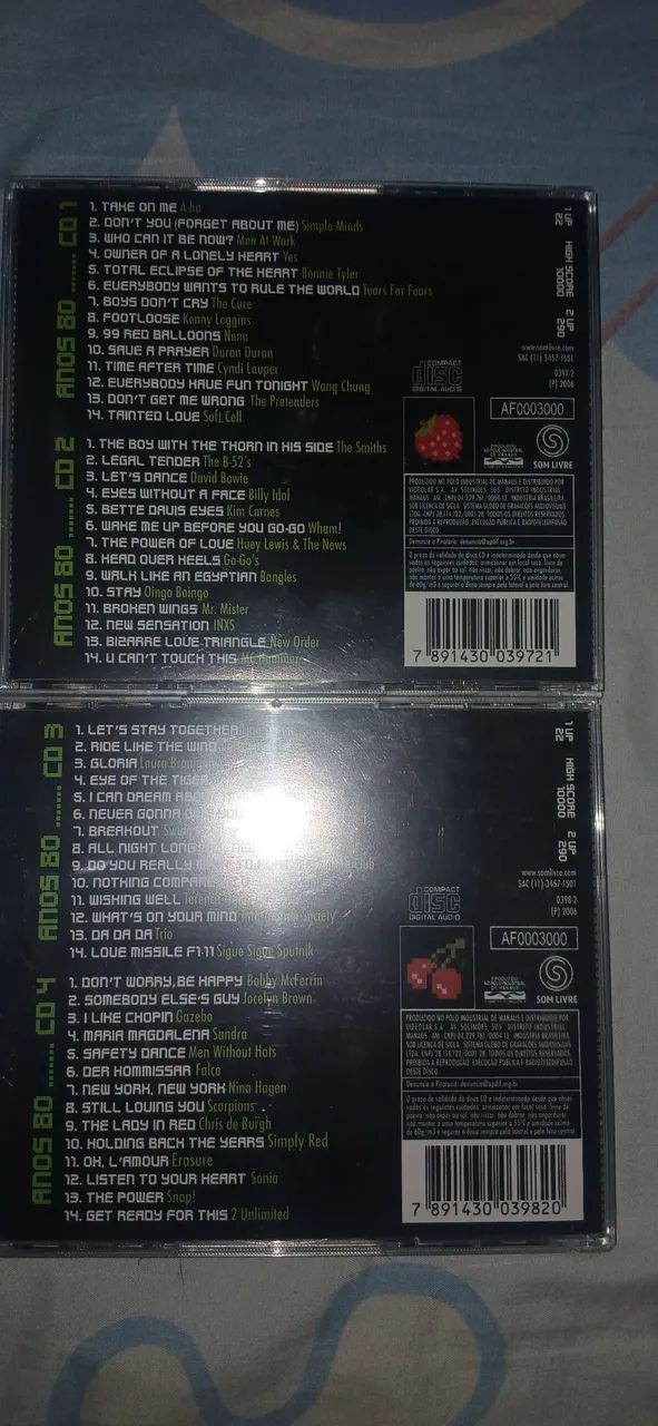 Box com 4 cds anos 80 - Foto 2