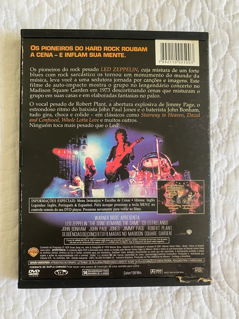 DVD Led Zeppelin - The Song Remains The Same - Foto 2
