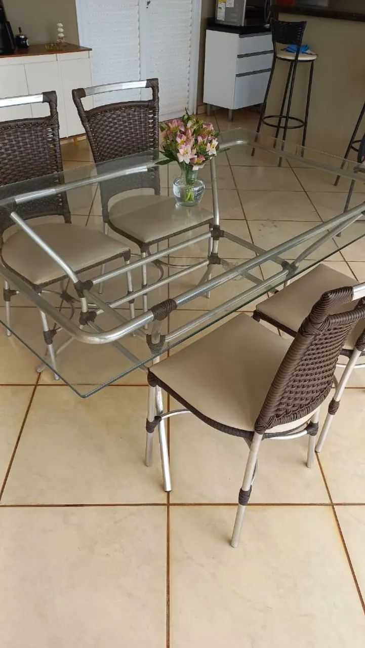 Mesa de vidro - Foto 5