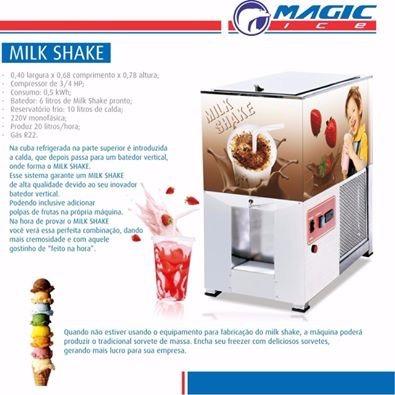 Oportunidade! Vendo máquina portátil e super versátil para Sorvete, Açaí e MilkSHake - Foto 2