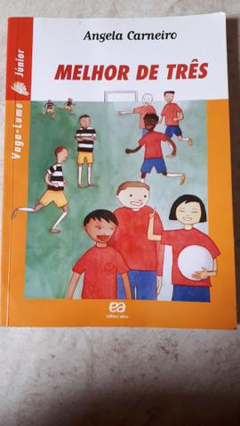 Livro paradidático- Melhor de Três - Vaga-lume Junior