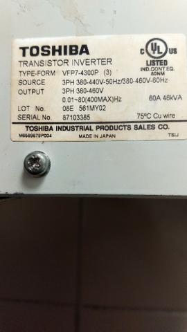 Inversor De Frequência Toshiba Vfp7 4300p/60A/46KVA/48CV - Foto 3