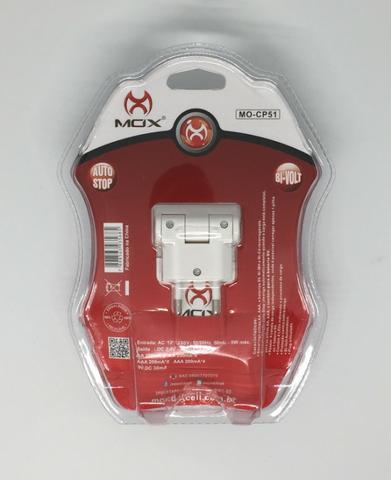 Carregador Mox com 4 Pilhas AA Recarregáveis 2600mA Original e Lacrado - Foto 4