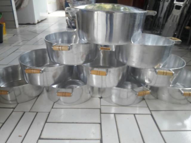 Panelas d 12 lts d aluminio batido