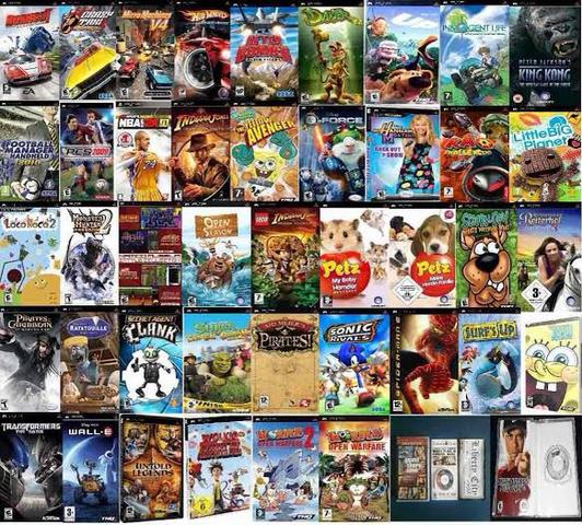 Vendo Jogos de PSP em mídia física e digital