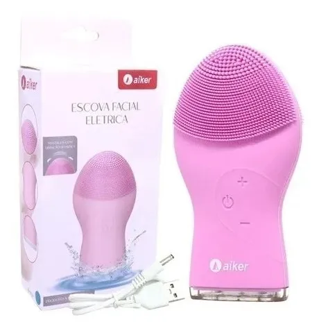 Escova Facial Elétrica Massageador (A Prova D'água)