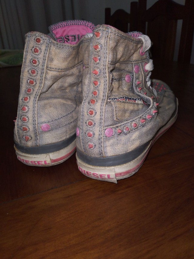 Tênis cano alto jeans Diesel  - Foto 3