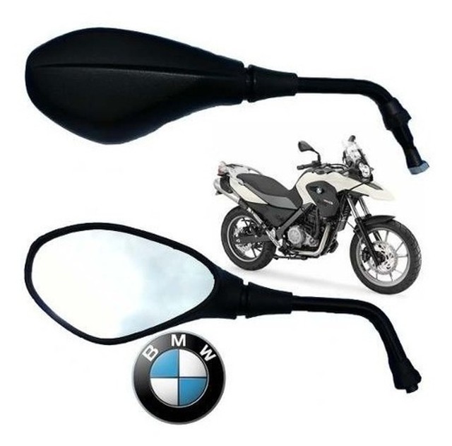 Retrovisor Bmw Gs 650 F800  Fixo Rosca Honda Par - Foto 5