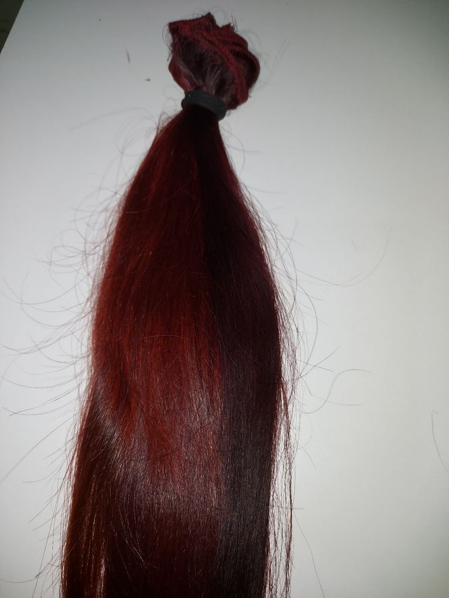 Cabelo humano vermelho  - Foto 5