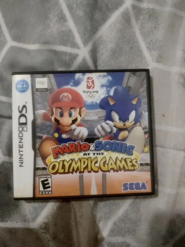 Mario Sonic Jogos Olímpicos 2008 - nintendo ds - Videogames