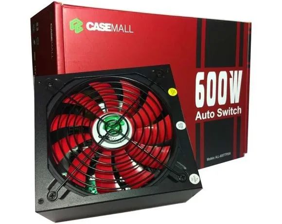 Fonte ATX 600W Real PFC Ativo Casemall - WZetta - Foto 2