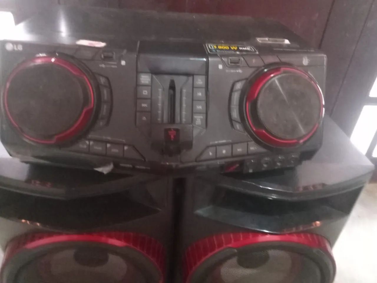 Som para casa - LG 600W - 2 caixas - Foto 6