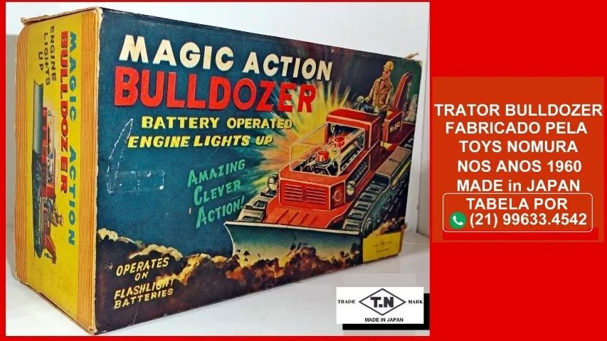   Trator da Nomura Toys   Trator da Nomura Toys japonesa.Raridade.Fabricado nos anos 1960  - Foto 3