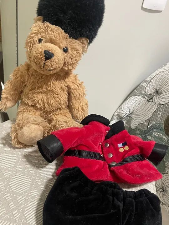 Urso de pelúcia Harrods- importado da Inglaterra   - Foto 4
