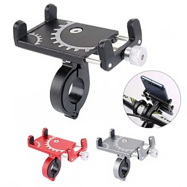 Suporte Universal Celular Alumínio Bike Bicicleta Moto - Foto 2
