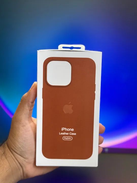 Case de couro MagSafe - iPhone 15 pro max