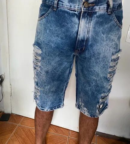 Bermuda jeans 44 masculina 
