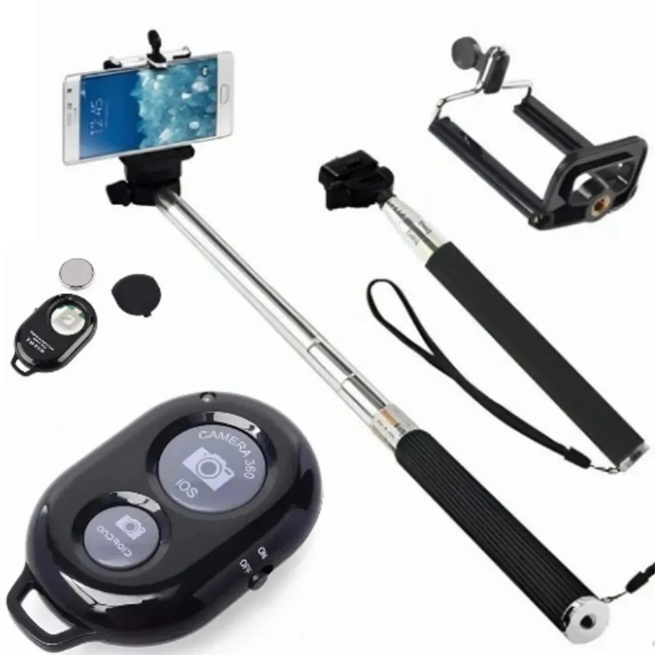 Pau Selfie Bastão Monopod Celular com Controle Bluetooth  - Foto 3