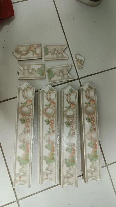 Faixa decorativa cerâmica Ceusa 14pcs