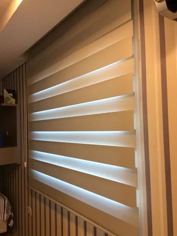 Cortina double vision - luxo sofisticada 