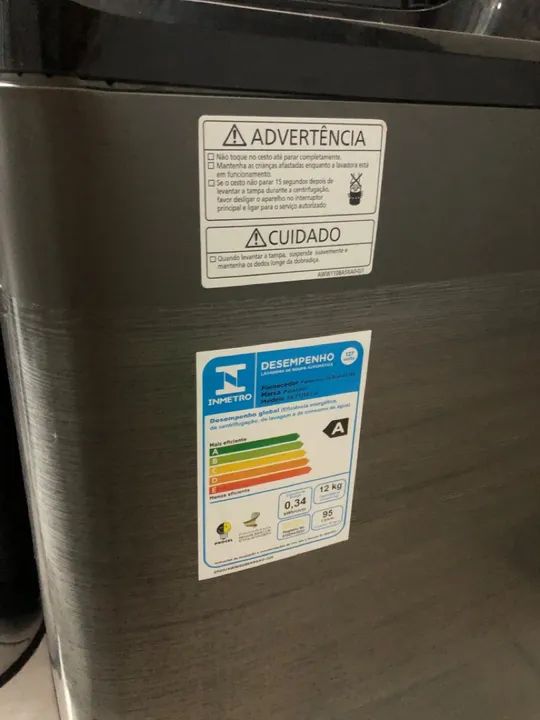 MAQUINA DE LAVAR 12 k PANASONIC Automática com Turbo Secagem - Foto 6