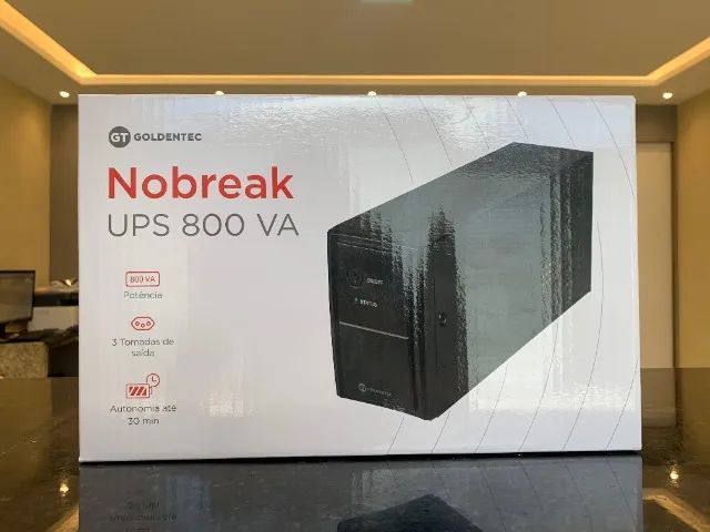 No Break UPS 800VA AUT/115V 3 tomadas.