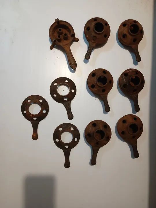 Lote de fogareiro portátil 15 x 7 cm todas as peças pelo valor anunciado