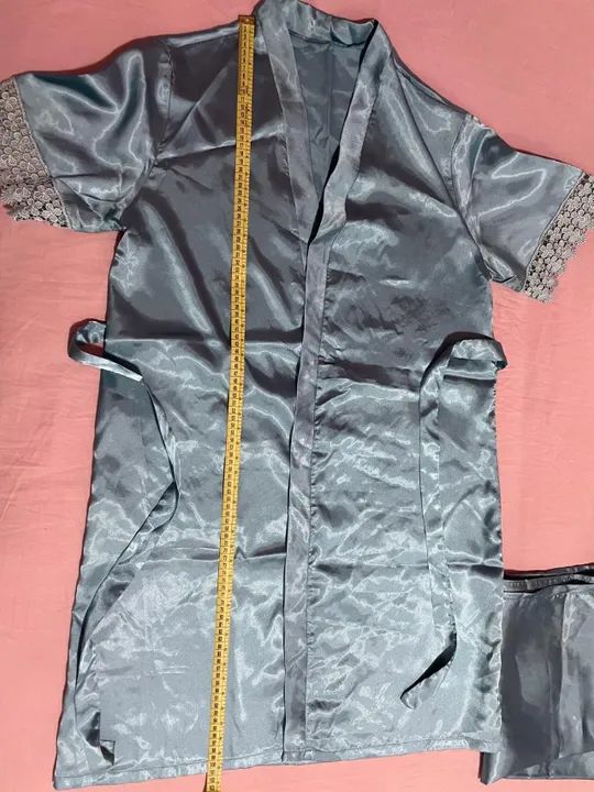 Camisola de Amamentação + Hobe de Cetim  - Foto 5
