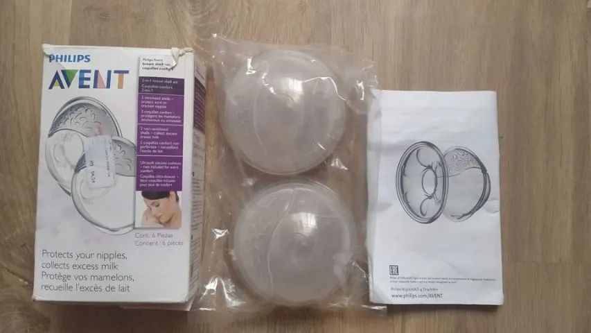 Kit Conchas de Amamentação Avent 6 peças