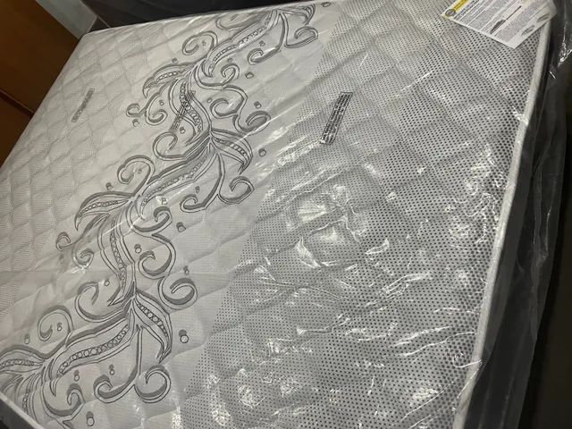 Cama box casal mola ensacada nova  - Foto 3