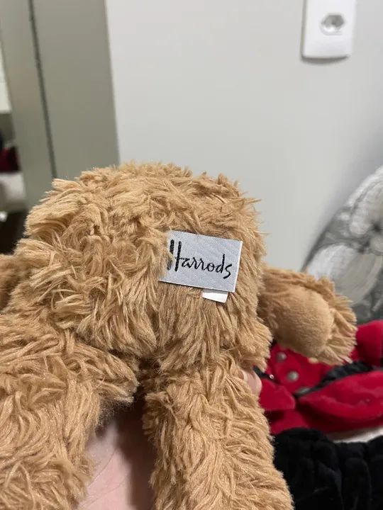 Urso de pelúcia Harrods- importado da Inglaterra   - Foto 3