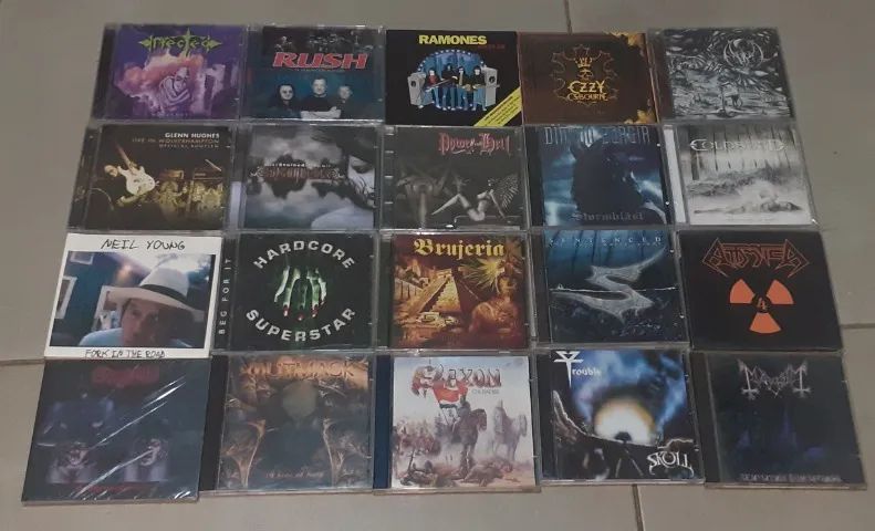 CDs Rock Heavy Metal 60 unidades coleção  - Foto 2