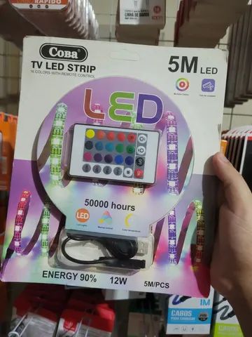 Fita led Usb para tv 5 metros 