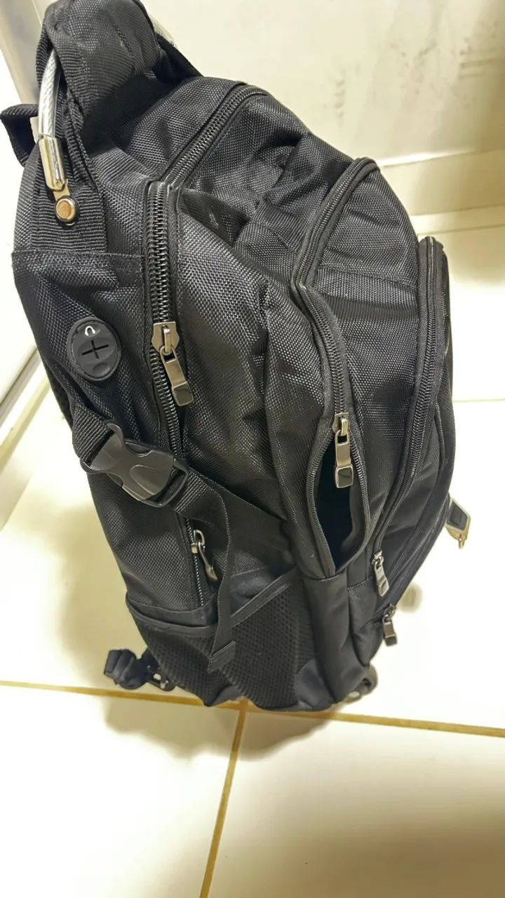 Mochila notebook viagem rodas 360º - Foto 3