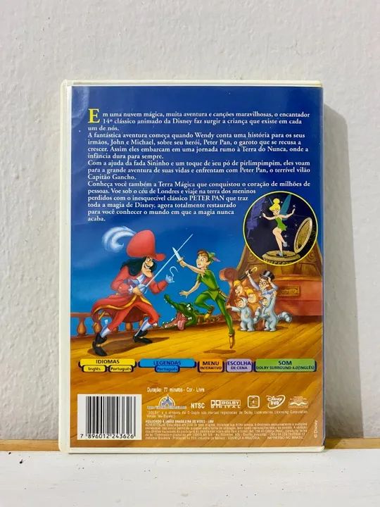 DVD Raro Original Disney Peter Pan - Foto 2